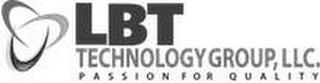 LBT TECHNOLOGY GROUP, LLC. PASSION FOR QUALITY trademark