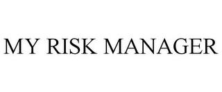 MY RISK MANAGER trademark