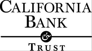 CALIFORNIA BANK & TRUST trademark