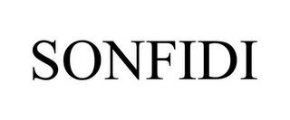 SONFIDI trademark