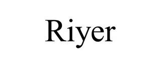 RIYER trademark