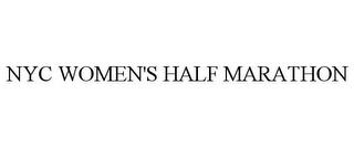 NYC WOMEN'S HALF MARATHON trademark