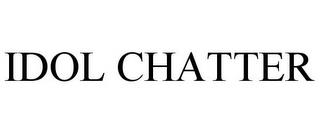 IDOL CHATTER trademark