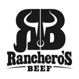 RB RANCHERO'S BEEF trademark