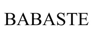 BABASTE trademark