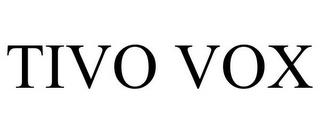 TIVO VOX trademark