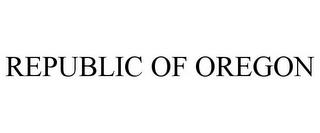 REPUBLIC OF OREGON trademark