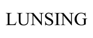 LUNSING trademark