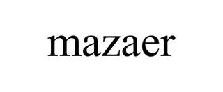 MAZAER trademark