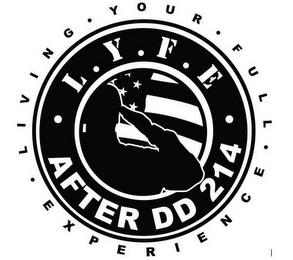 LIVING· YOUR· FULL ·EXPERIENCE ·L·Y·F·EAFTER DD 214 trademark