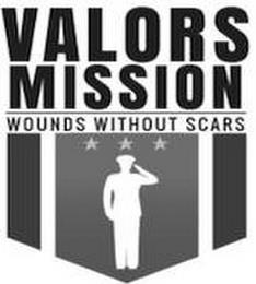 VALORS MISSION WOUNDS WITHOUT SCARS trademark