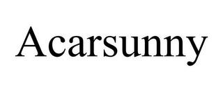 ACARSUNNY trademark