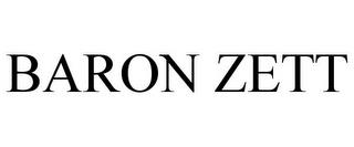 BARON ZETT trademark