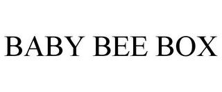 BABY BEE BOX trademark