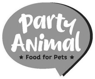 PARTY ANIMAL  FOOD FOR PETS trademark