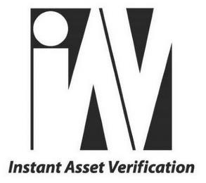 IAV INSTANT ASSET VERIFICATION trademark