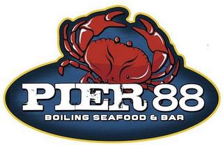 PIER 88 BOILING SEAFOOD & BAR trademark