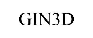 GIN3D trademark