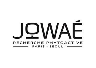 JOWAE RECHERCHE PHYTOACTIVE PARIS SEOUL trademark