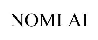 NOMI AI trademark