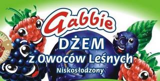 GABBIE DZEM Z OWOCOW LESNYCH NISKOSLODZONY trademark