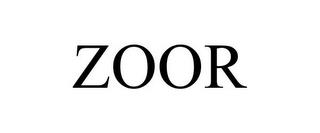 ZOOR trademark