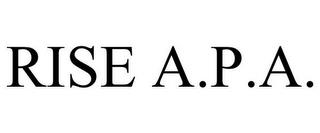 RISE A.P.A. trademark