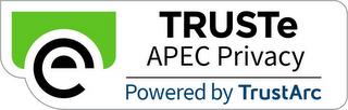 E TRUSTE APEC PRIVACY POWERED BY TRUSTARC trademark