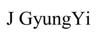 J GYUNGYI trademark