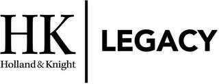 HK HOLLAND & KNIGHT LEGACY trademark