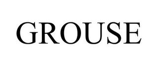 GROUSE trademark