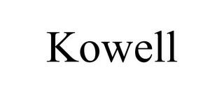 KOWELL trademark