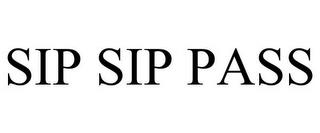 SIP SIP PASS trademark