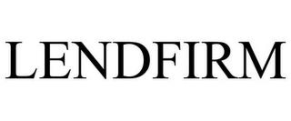 LENDFIRM trademark