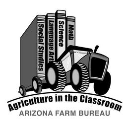 MATH SCIENCE LANGUAGE ART SOCIAL STUDIES AGRICULTURE IN THE CLASSROOM ARIZONA FARM BUREAU trademark