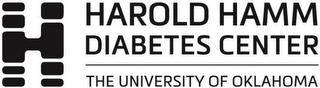 H HAROLD HAMM DIABETES CENTER THE UNIVERSITY OF OKLAHOMA trademark