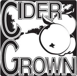 CIDER GROWN trademark