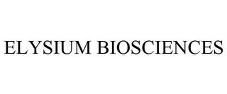 ELYSIUM BIOSCIENCES trademark