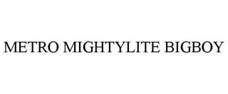 METRO MIGHTYLITE BIGBOY trademark