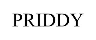 PRIDDY trademark