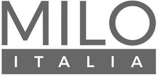 MILO ITALIA trademark