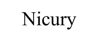 NICURY trademark