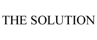 THE SOLUTION trademark