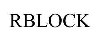 R BLOCK trademark