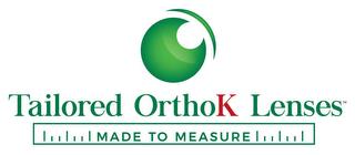 TAILORED ORTHOK LENSES MADE TO MEASURE trademark