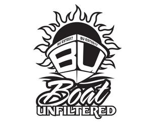 BU EST 0517 BU EST 0517 BU BOAT UNFILTERED trademark