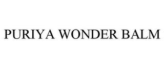 PURIYA WONDER BALM trademark