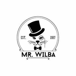 MR. WILBA EST 2017 trademark