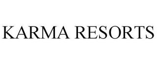 KARMA RESORTS trademark