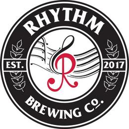 RHYTHM BREWING CO. EST. 2017 trademark